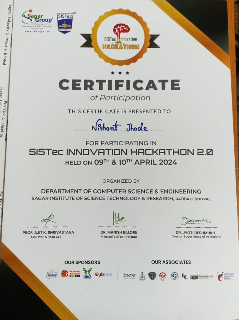 SISTec Hackathon